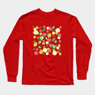 Lemon pattern Long Sleeve T-Shirt